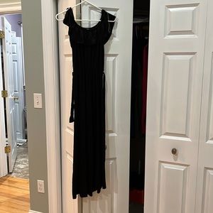 Black Off Shoulder Jumpsuit